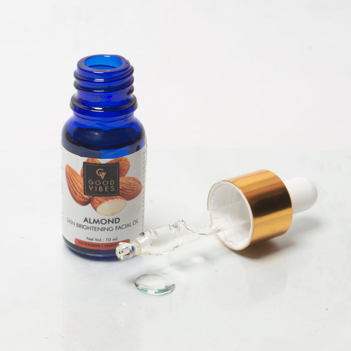 Good Vibes Skin Brightening Facial Oil - Almond (10 Ml)