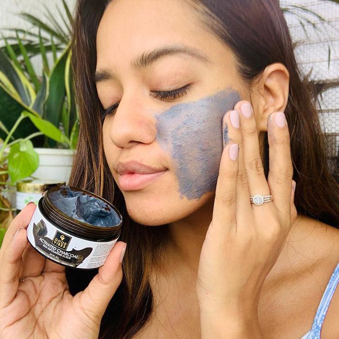 Good Vibes Skin Exfoliating Face Scrub - Activated Charcoal (50 Gm)