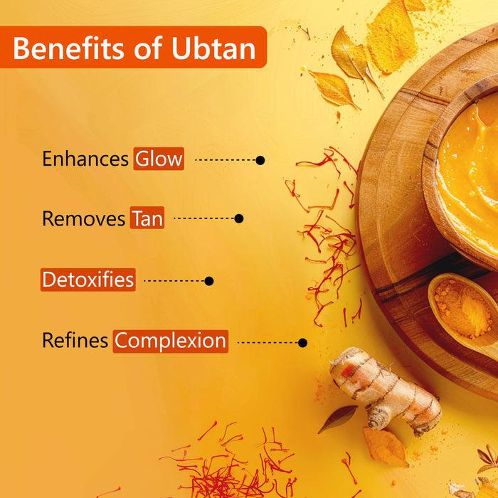 Good Vibes Ubtan De Tan Glow Face Wash With Turmeric Saffron Vitamin B3