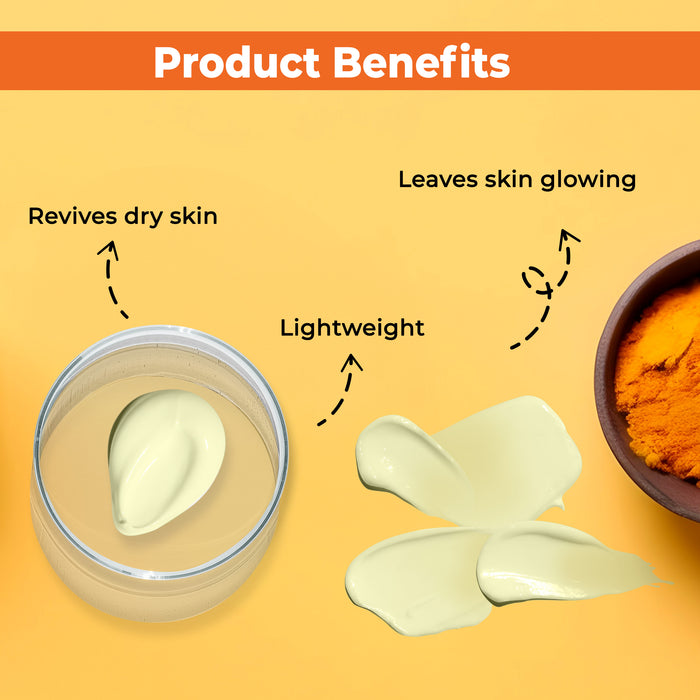 Good Vibes Ubtan De-Tan Glow Light Day Cream With Power Of Serum