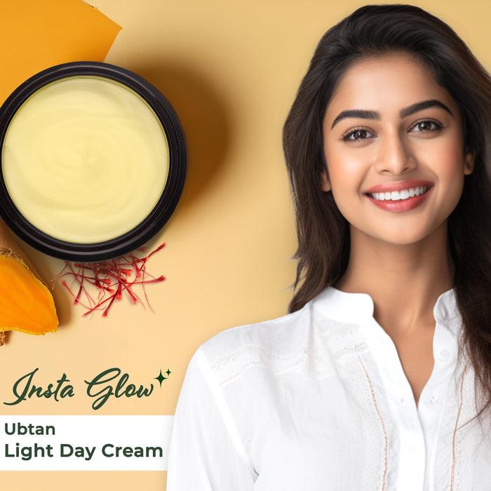 Good Vibes Ubtan De-Tan Glow Light Day Cream With Power Of Serum