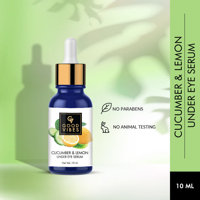 good vibes Under Eye Serum - Cucumber and Lemon (10 ml)
