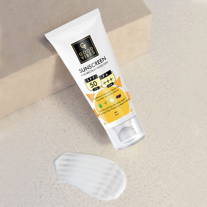 Good Vibes Wide Spectrum Protection Sunscreen With SPF 50