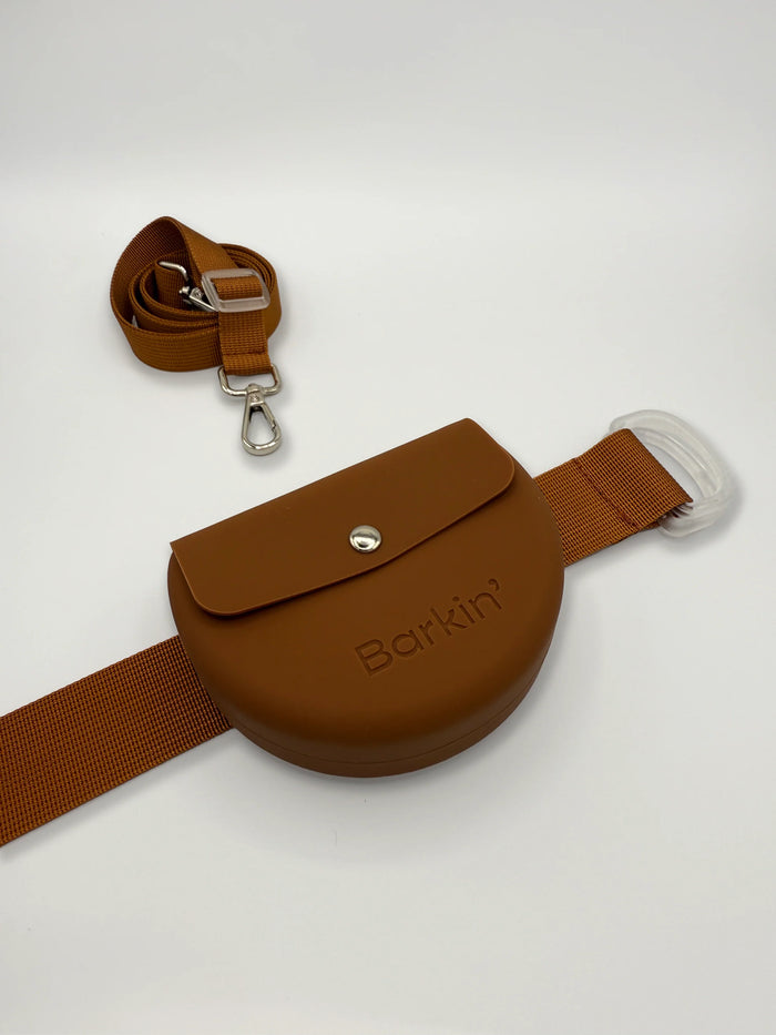 Goodboy Barkin' Treat Pouch - Dog Training Accessory - Chocolate