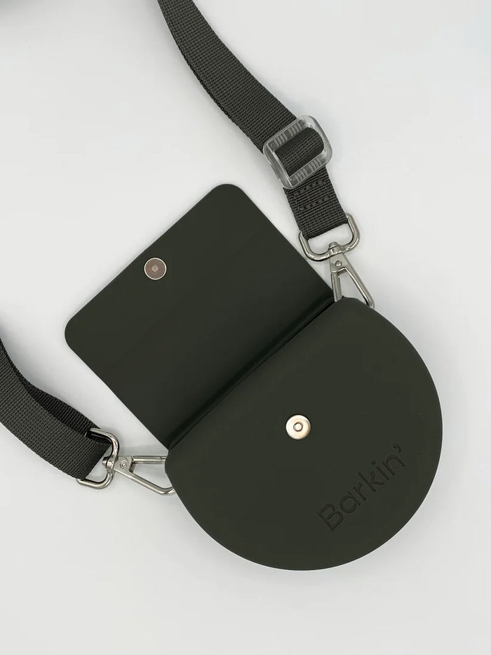 Goodboy Barkin' Treat Pouch - Dog Training Accessory - Dark Olive