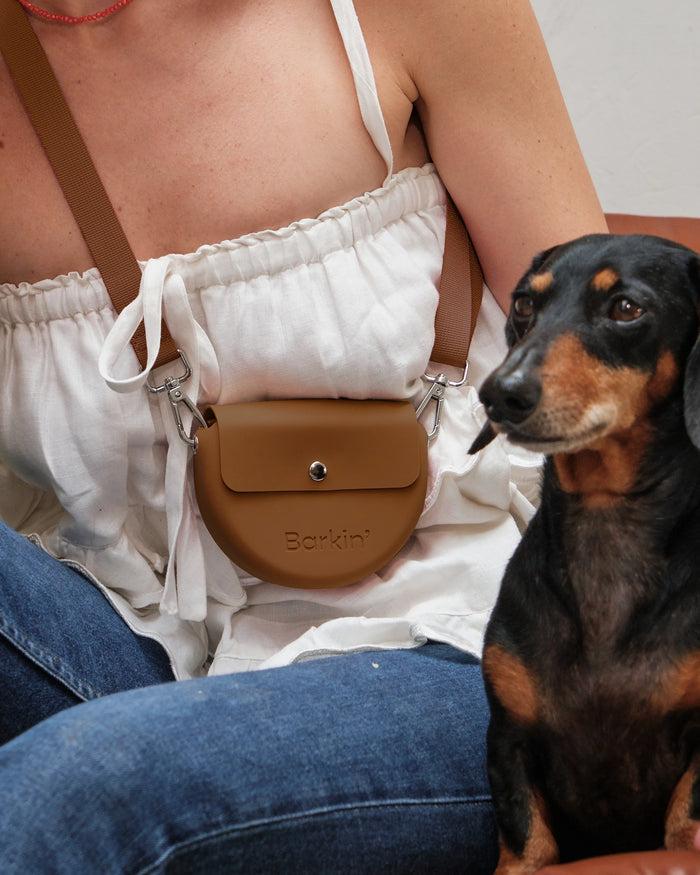 Goodboy Barkin' Treat Pouch - Dog Training Accessory - Glacier Blue