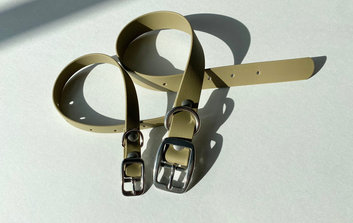 Goodboy Walk By Good Boy - Biothane Collar - Clay