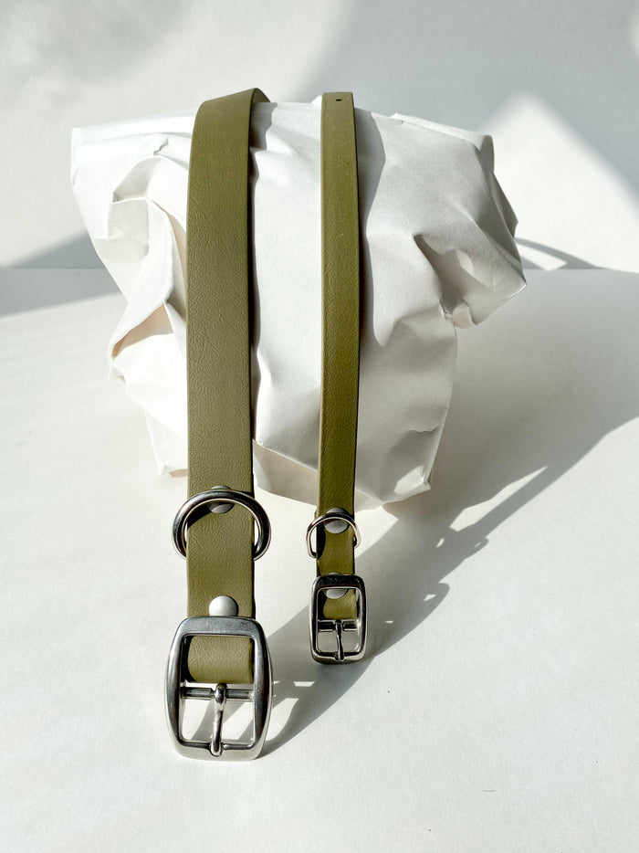 goodboy Walk By Good Boy - Biothane Collar - Olive