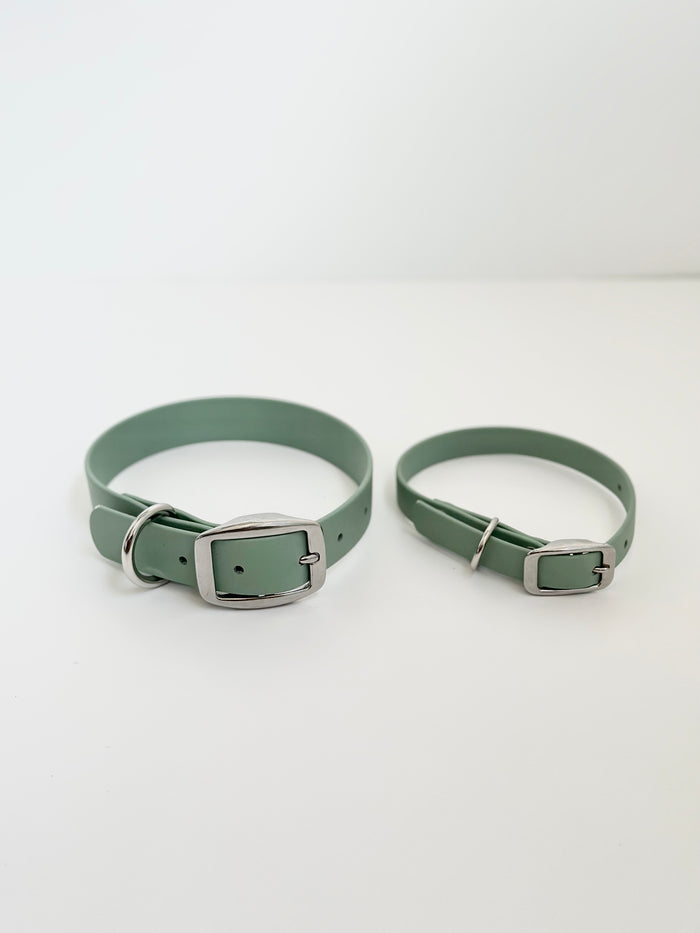 Goodboy Walk By Good Boy - Biothane Collar - Sage