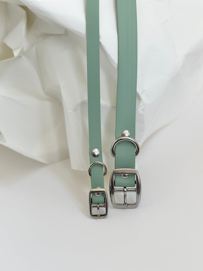 Goodboy Walk By Good Boy - Biothane Collar - Sage