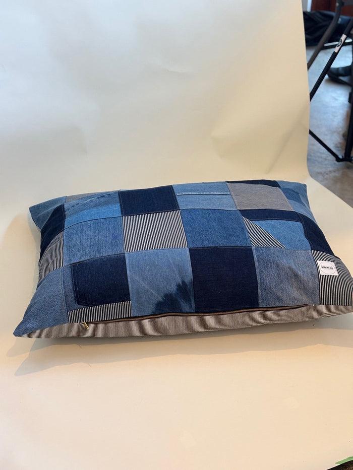 Goodboy Jobsite Bed By The Working Dog Co - Denim Patchwork