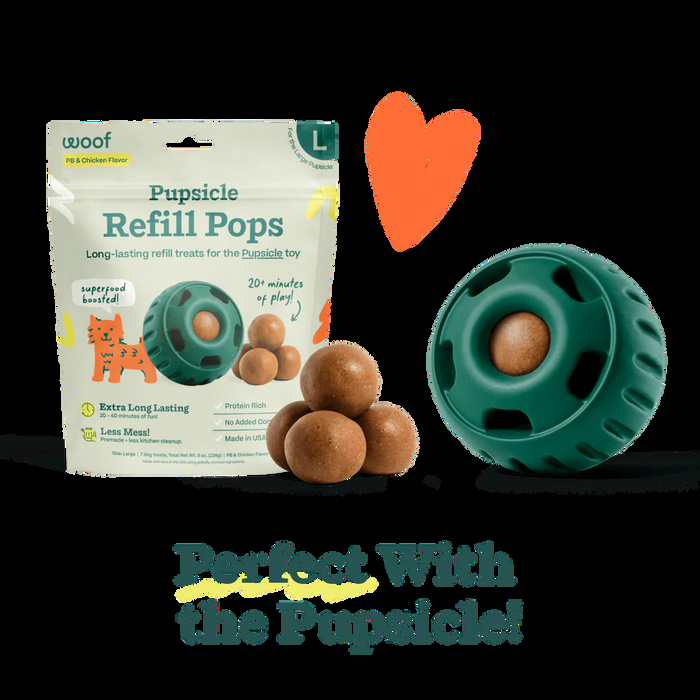 Goodboy Woof Pupsicle Refill Pops Treats - Beef + Peanut Butter