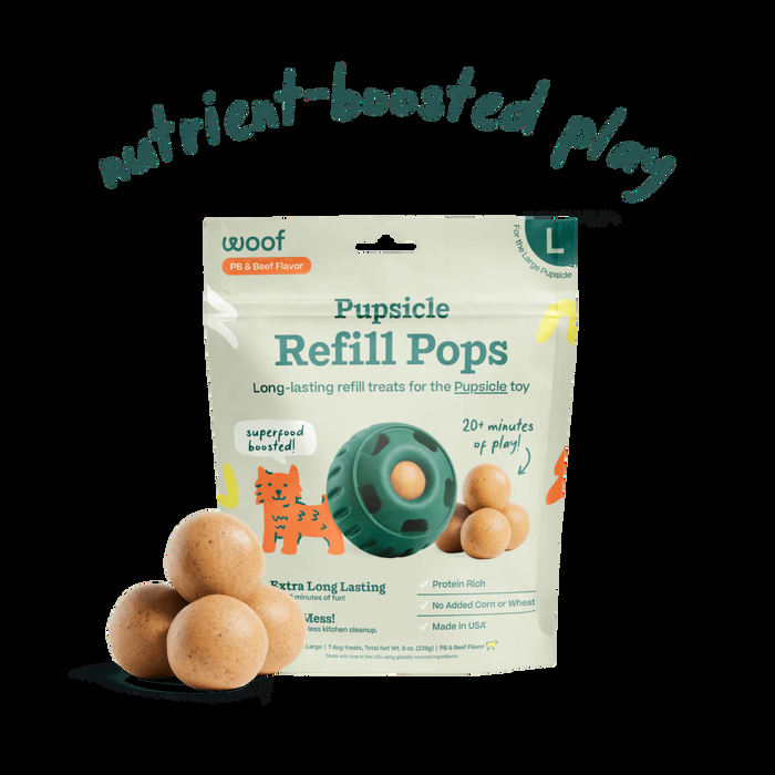 goodboy Woof Pupsicle Refill Pops Treats - Beef + Peanut Butter