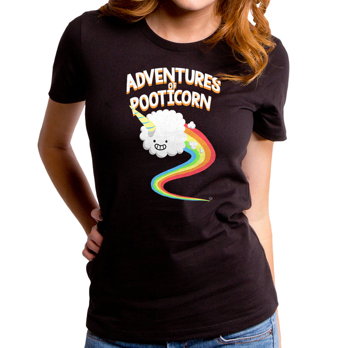 goodie two sleeves Adventures of Pooticorn Women's T-Shirt
