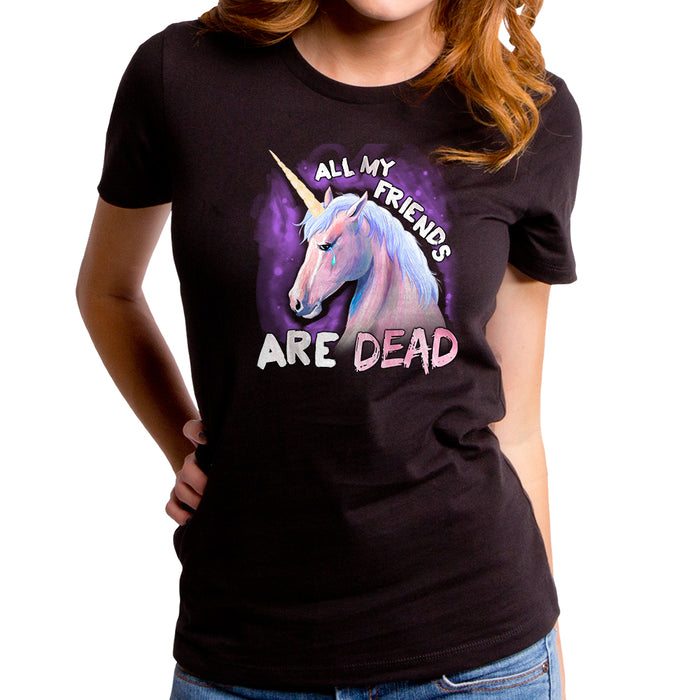 goodie two sleeves All My Friends Are Dead Women's T-Shirt