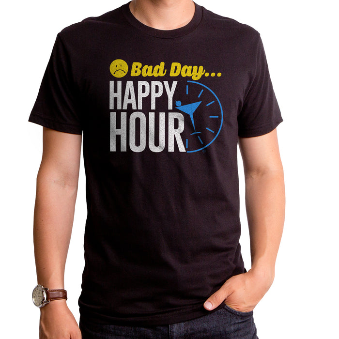 goodie two sleeves Bad Day Happy Hour Adult T-Shirt