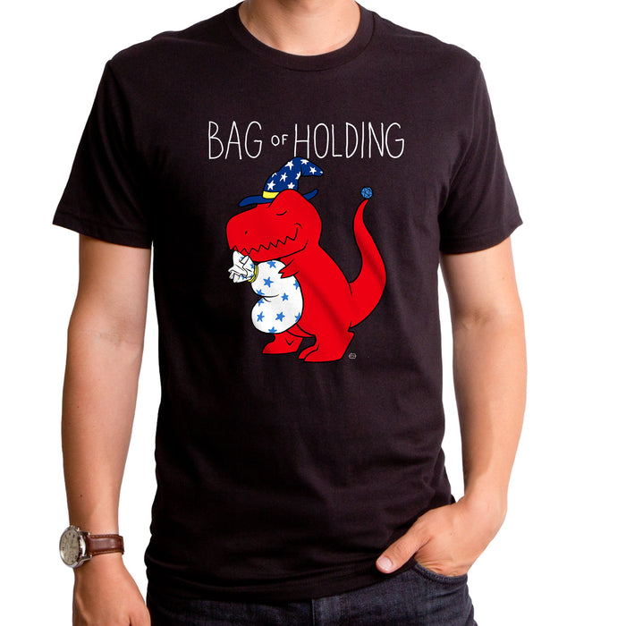 goodie two sleeves Bag of Holding Dinosaur Adult T-Shirt