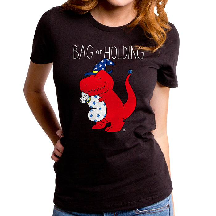 goodie two sleeves Bag of Holding Dinosaur Women's T-Shirt