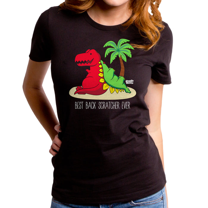 goodie two sleeves Best Back Scratcher Dino Women's T-Shirt