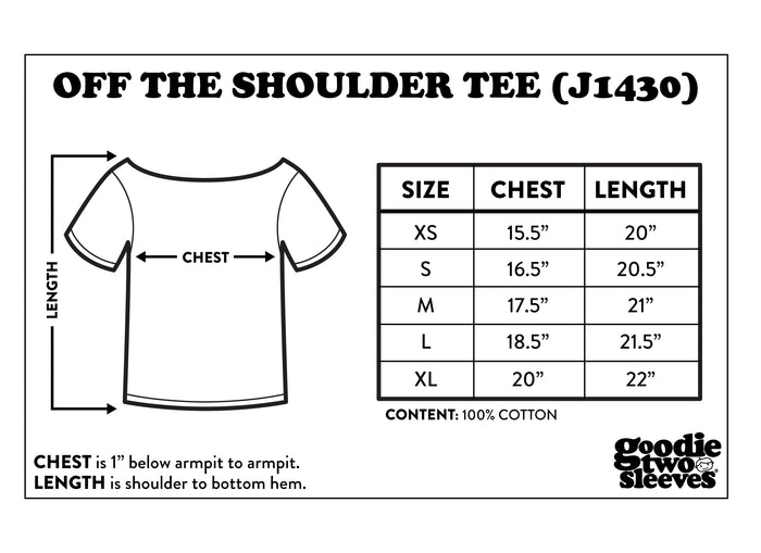 Goodie Two Sleeves Betty Boop Betty Rose Off The Shoulder Juniors Tee