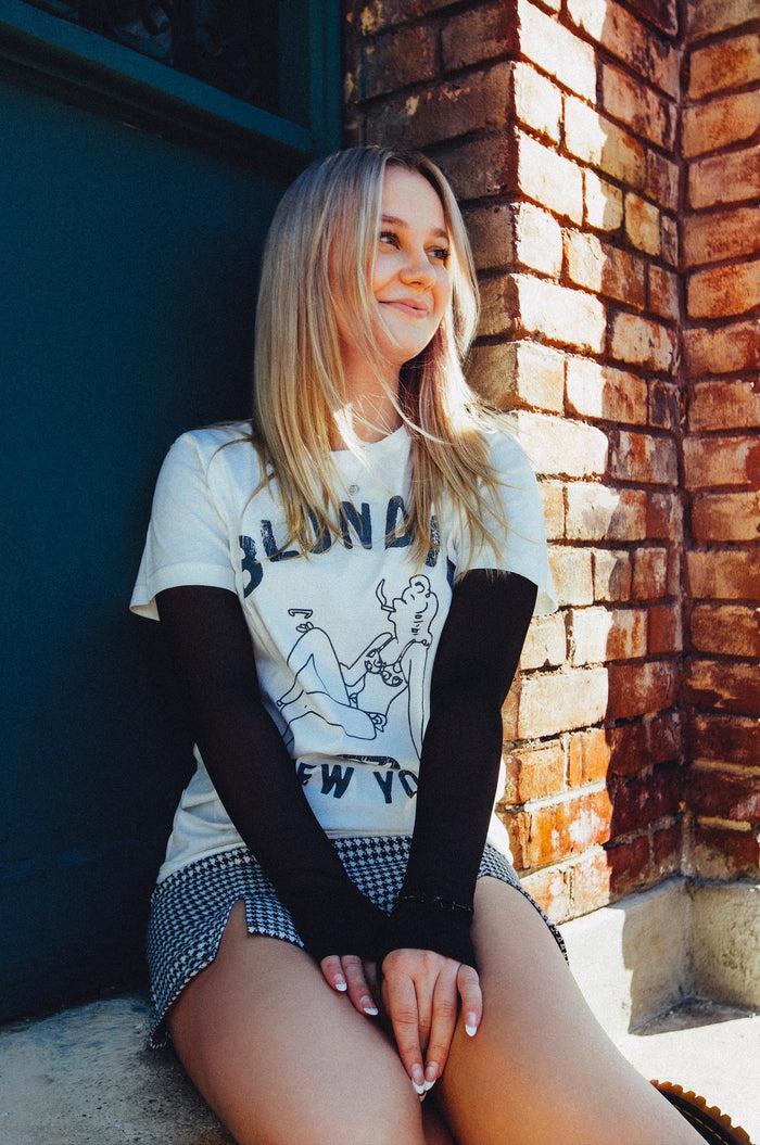 Goodie Two Sleeves Blondie New York Lady Best Boyfriend Tee