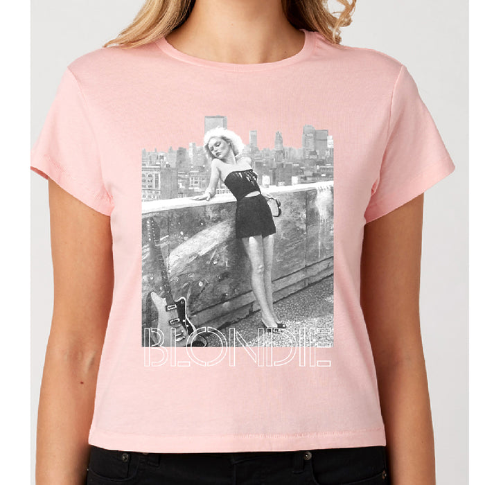 Goodie Two Sleeves Blondie Rooftop Juniors Baby Tee