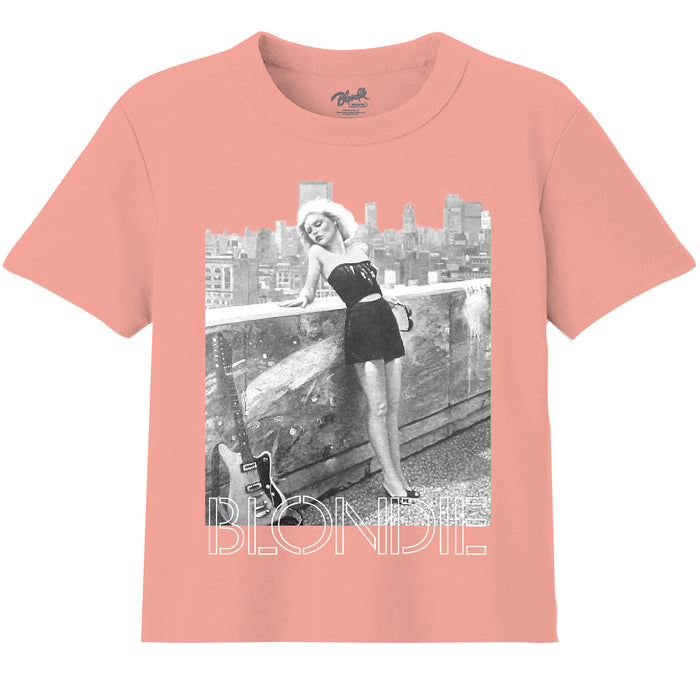 goodie two sleeves Blondie Rooftop Juniors Baby Tee