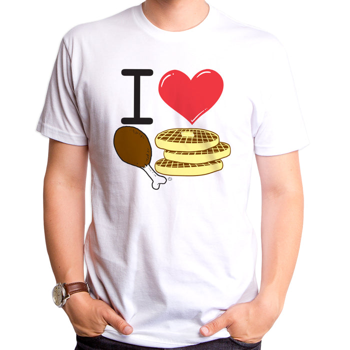 goodie two sleeves Chicken And Waffles Adult T-Shirt