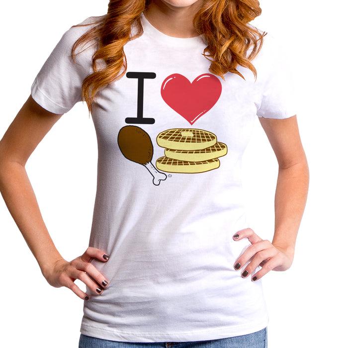 goodie two sleeves Chicken And Waffles Women's T-Shirt