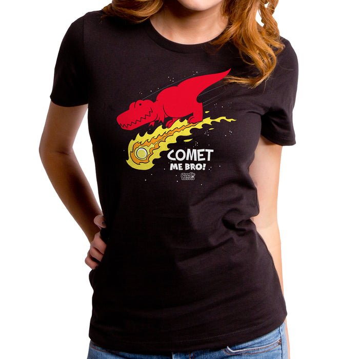 goodie two sleeves Comet Me Bro Dinosaur Women's T-Shirt