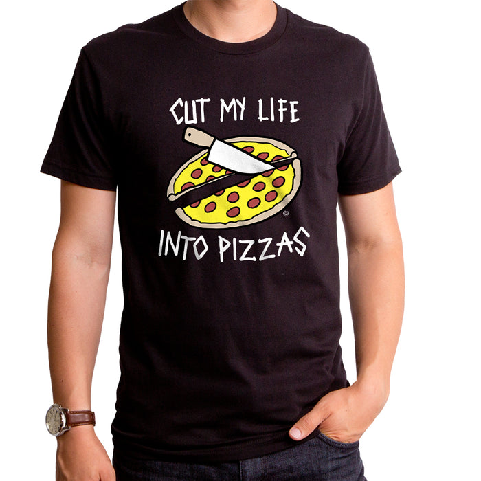 goodie two sleeves Cut My Life Into Pizzas Adult T-Shirt