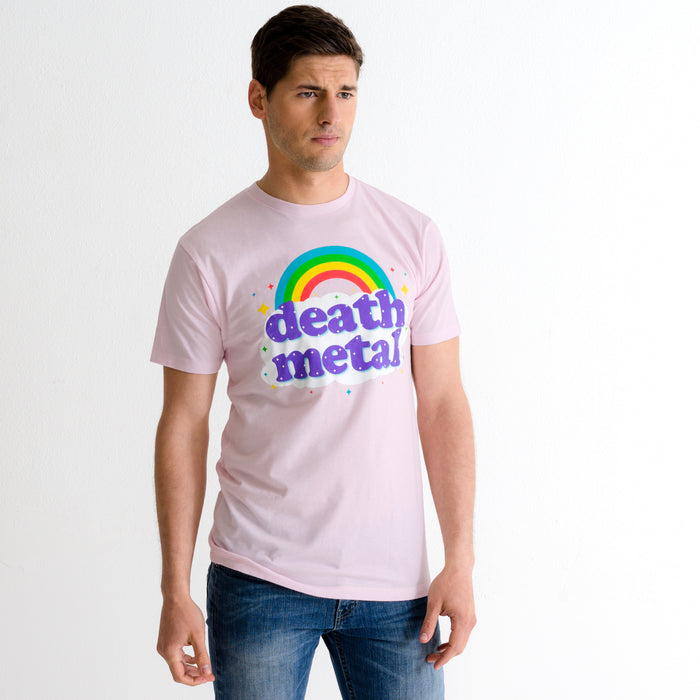 Goodie Two Sleeves Death Metal Rainbow Adult T-Shirt