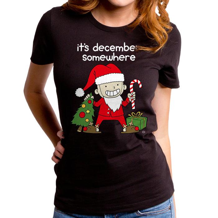goodie two sleeves December Somewhere Women's T-Shirt