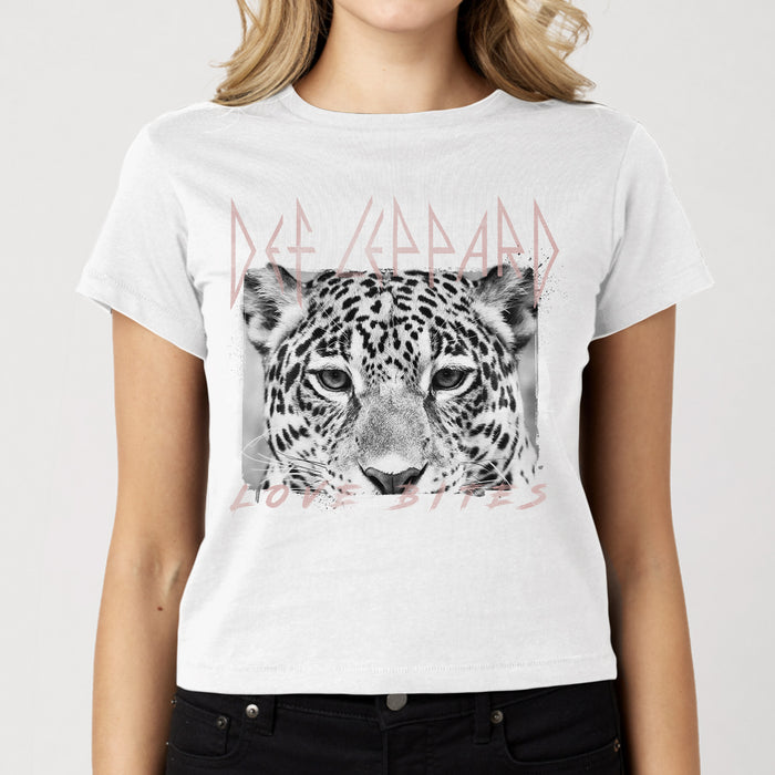 Goodie Two Sleeves Def Leppard Love Bites Juniors Baby Tee