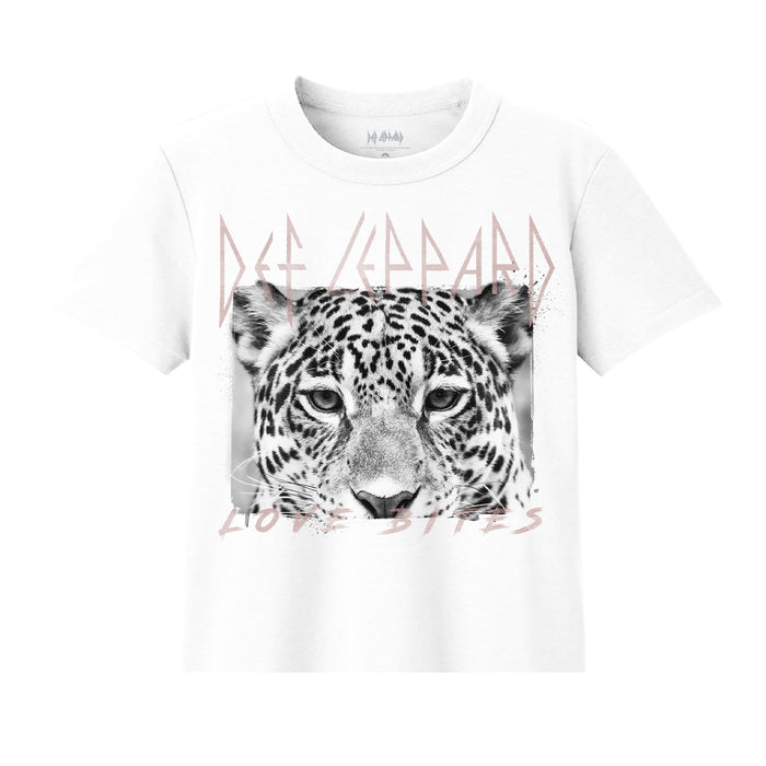 Goodie Two Sleeves Def Leppard Love Bites Juniors Baby Tee