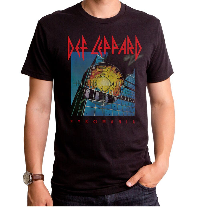 Goodie Two Sleeves Def Leppard Pyromania Adult T-shirt