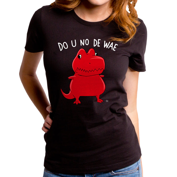 goodie two sleeves Do U No De Wae Dino Women's T-Shirt