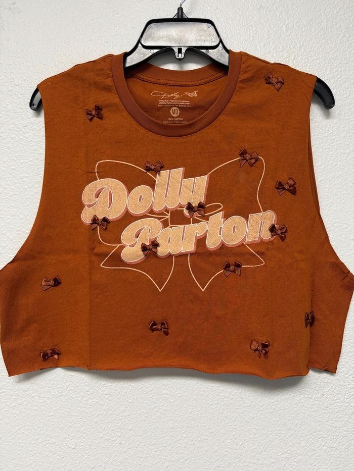 goodie two sleeves Dolly Parton Ribbon Fashion Crop Top