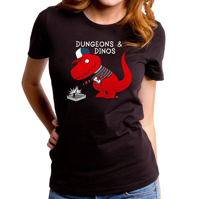 goodie two sleeves Dungeons And Dinos Women's T-Shirt