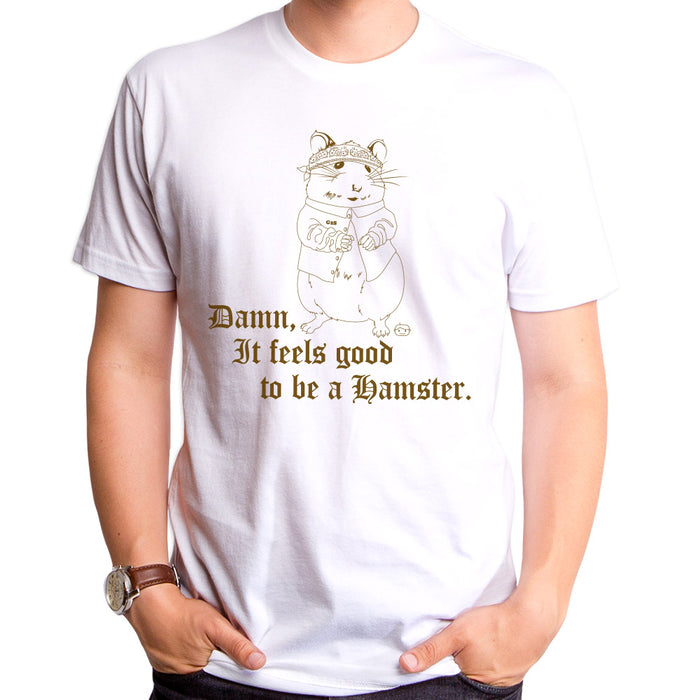 goodie two sleeves Feels Good To Be A Hamster Adult T-Shirt