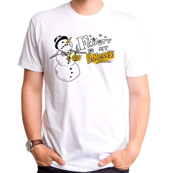 goodie two sleeves Frosty Is My Homeboy Men's T-Shirt