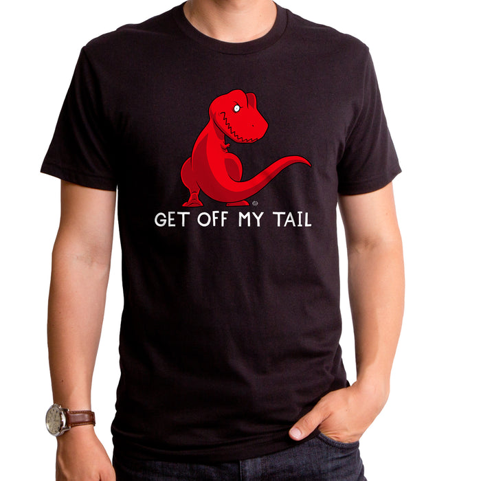 goodie two sleeves Get Off My Tail Dino Men's T-Shirt