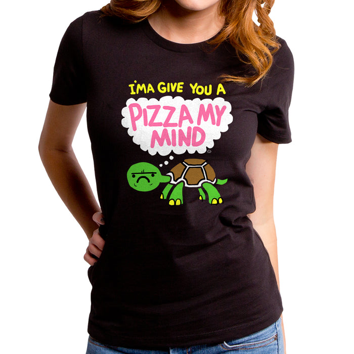goodie two sleeves Give you a Pizza my Mind Women's T-Shirt