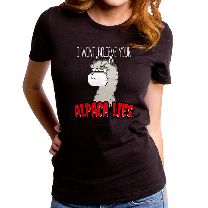 goodie two sleeves Alpaca Lies Women's T-Shirt