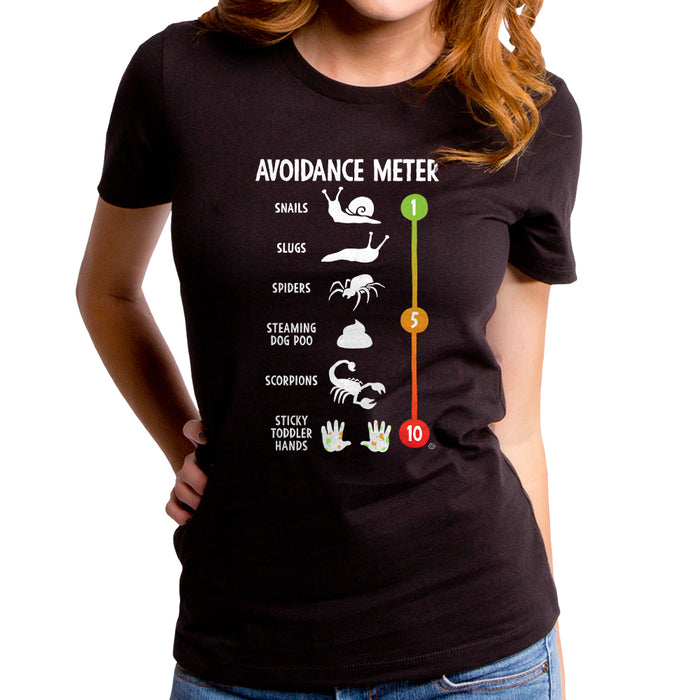 goodie two sleeves Avoidance Meter Women's T-Shirt