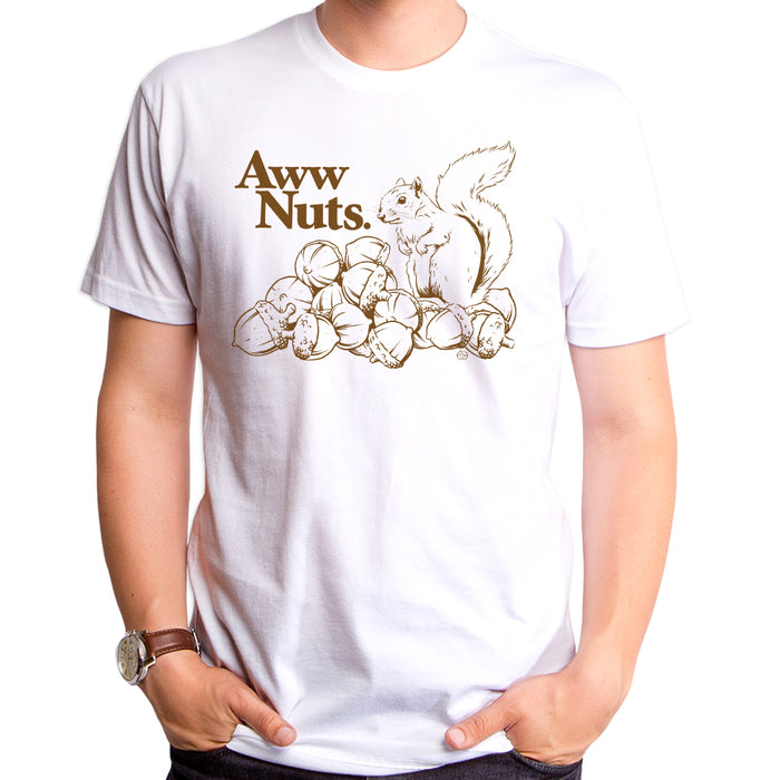 goodie two sleeves Aww Nuts Squirrel Adult T-Shirt