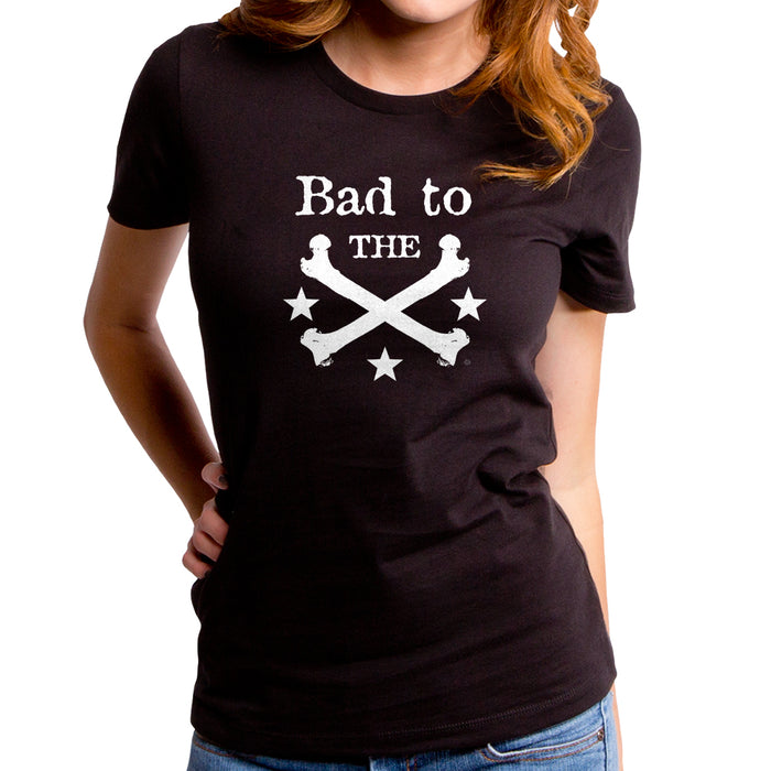 goodie two sleeves Bad to the Bone Women's T-Shirt