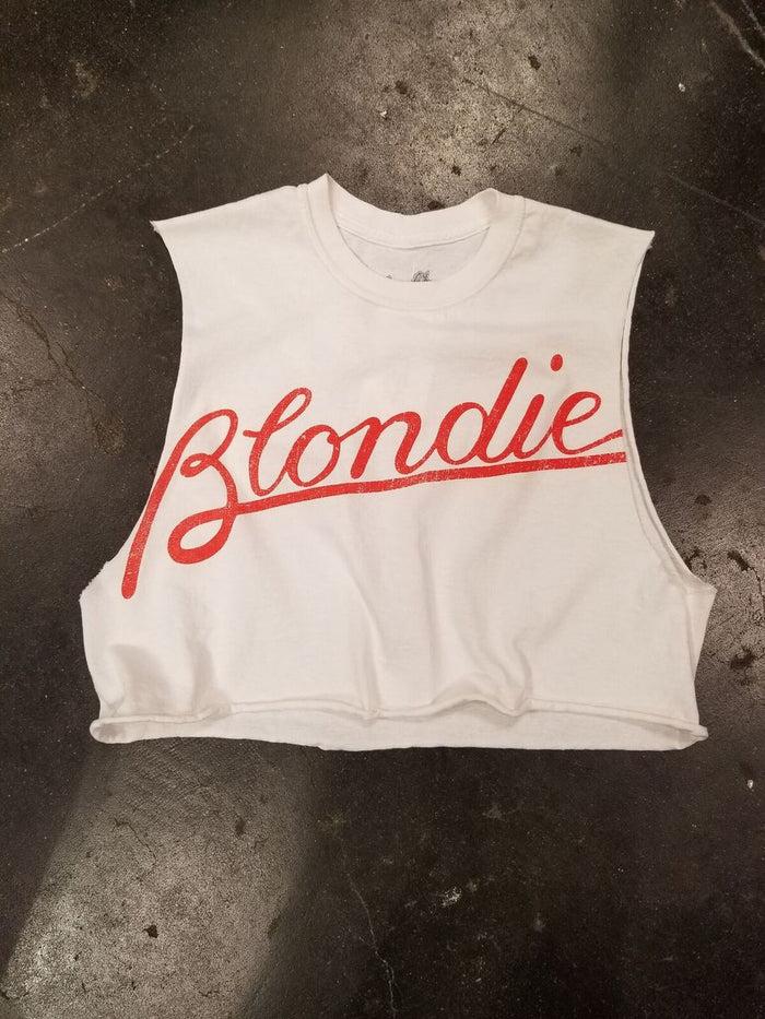 Goodie Two Sleeves Blondie Logo Women's Crop Top