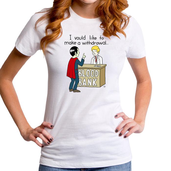 goodie two sleeves Blood Bank Women's T-Shirt