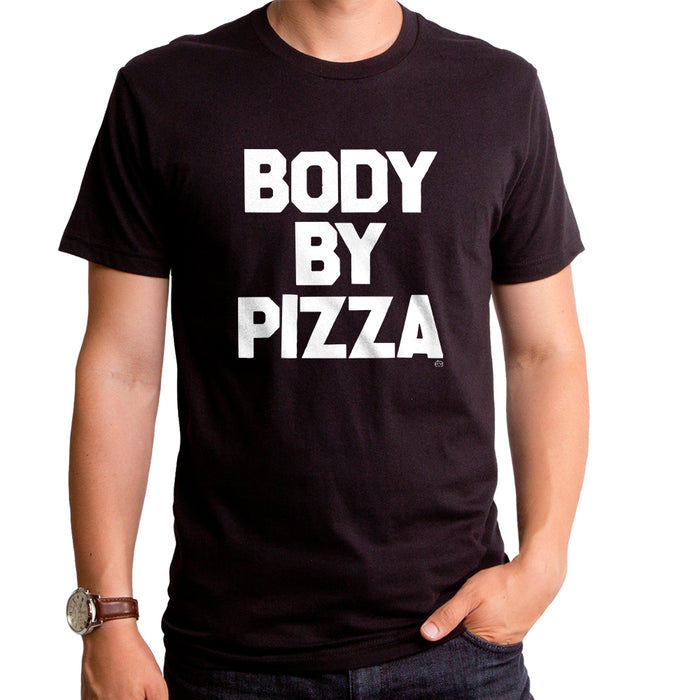 goodie two sleeves Body By Pizza Adult T-Shirt